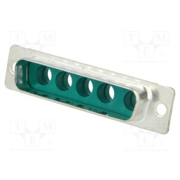 10 pcs : 3005W5PXX99A10X - Special D-Sub, PIN: 5(5+0), plug, male, for cable, A: 53.42mm, 250V