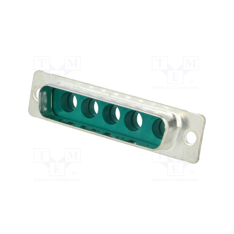 10 pcs : 3005W5PXX99A10X - Special D-Sub, PIN: 5(5+0), plug, male, for cable, A: 53.42mm, 250V