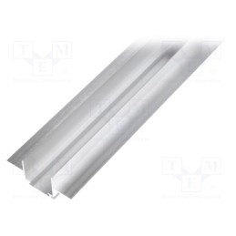 10 pcs : OF-PROFTEKNIK -AS - Profiles for LED modules, L: 1m, TEKNIK, aluminium, recessed