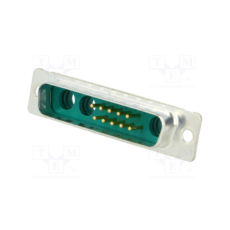 10 pcs : 3013W3PAM99A10X - Special D-Sub, PIN: 13(3+10), plug, male, for cable, soldering