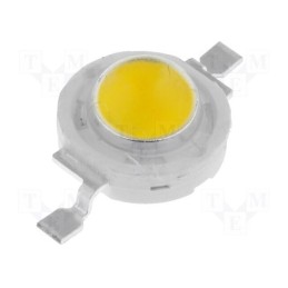 10 pcs : OSM5XDE5E1E - Power LED, white warm, 140°, 1400mA, P: 5W, 300lm, 3.3÷4V