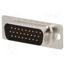 10 pcs : 301A10139X - D-Sub HD, PIN: 26, male, for cable, soldering, 3A
