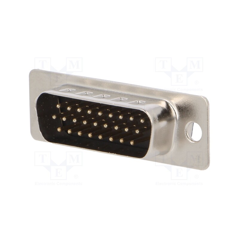 10 pcs : 301A10139X - D-Sub HD, PIN: 26, male, for cable, soldering, 3A