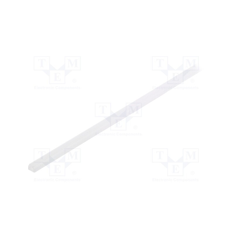 10 pcs : H8050038 - Cover for LED profiles, white, 1m, Kind of shutter: C1, push-in