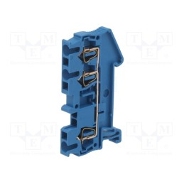 10 pcs : 3031254 - Splice terminal: rail, 0.08÷2.5mm2, ways: 1, terminals: 3, blue