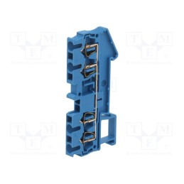 10 pcs : 3031319 - Splice terminal: rail, 0.08÷2.5mm2, ways: 1, terminals: 4, blue