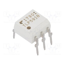 10 pcs : TLP591B(C,F) - Optocoupler, THT, Ch: 1, OUT: photodiode, 2.5kV, DIP6