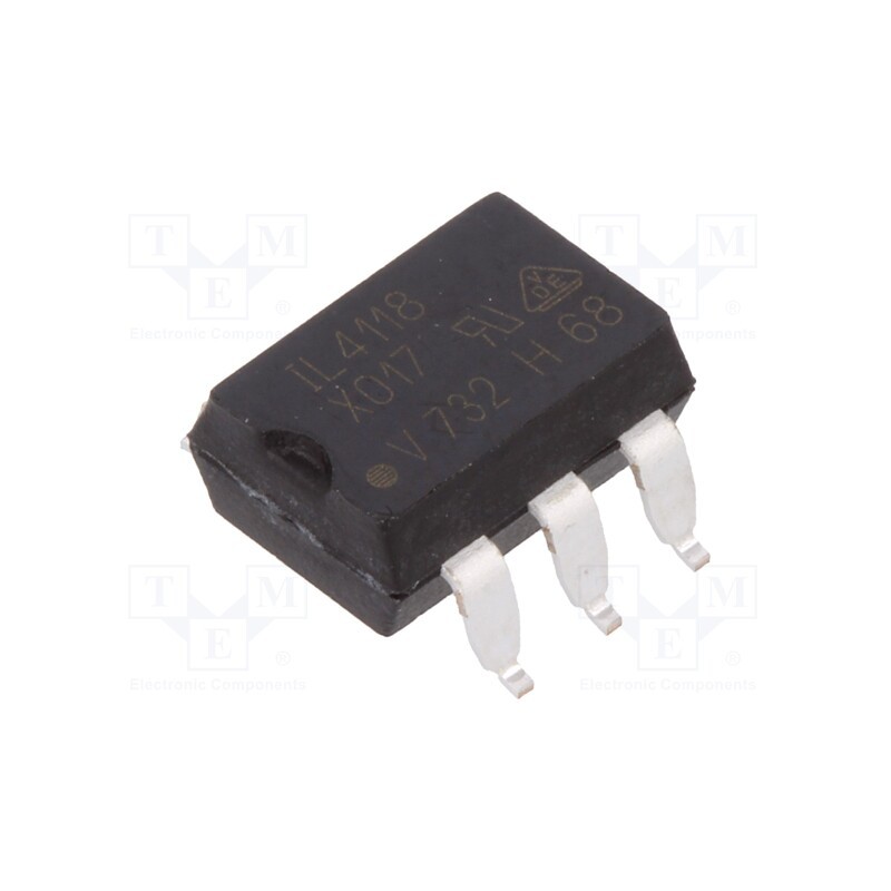 10 pcs : IL4118-X017 - Optotriac, zero voltage crossing driver, Gull wing 6, Ch: 1