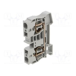 10 pcs : 3036110 - Splice terminal: rail, 0.2÷16mm2, ways: 1, terminals: 2, grey, ST