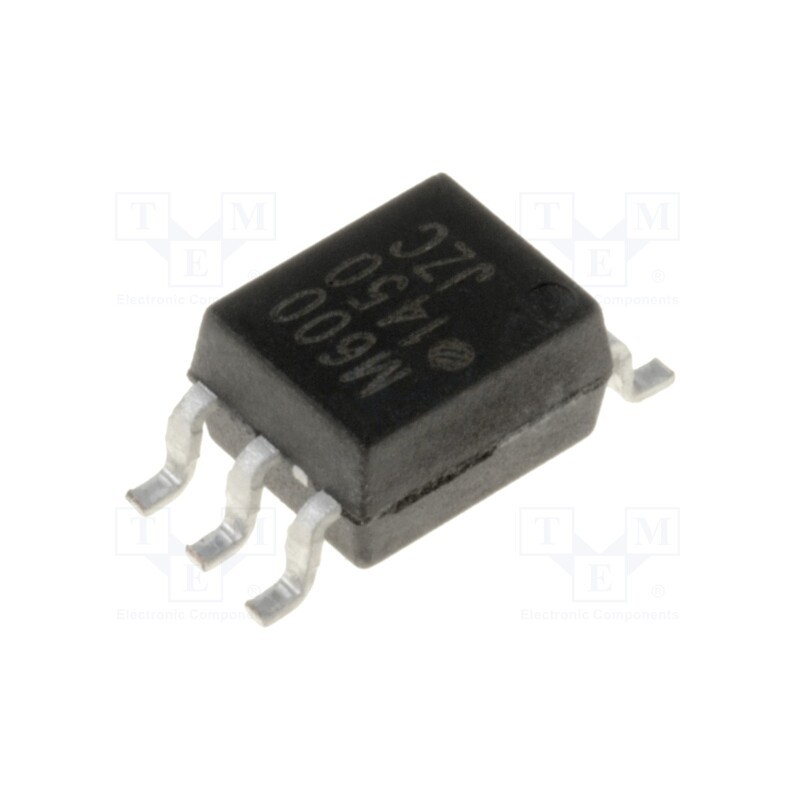 10 pcs : HCPL-M600-000E - Optocoupler, SMD, Ch: 1, OUT: gate, 3.75kV, SO5, 10kV/μs