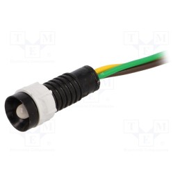 10 pcs : LGY-D5-24AC/DCWK - Indicator: LED, recessed, yellow/green, 24VDC, 24VAC, Ø11mm, IP40