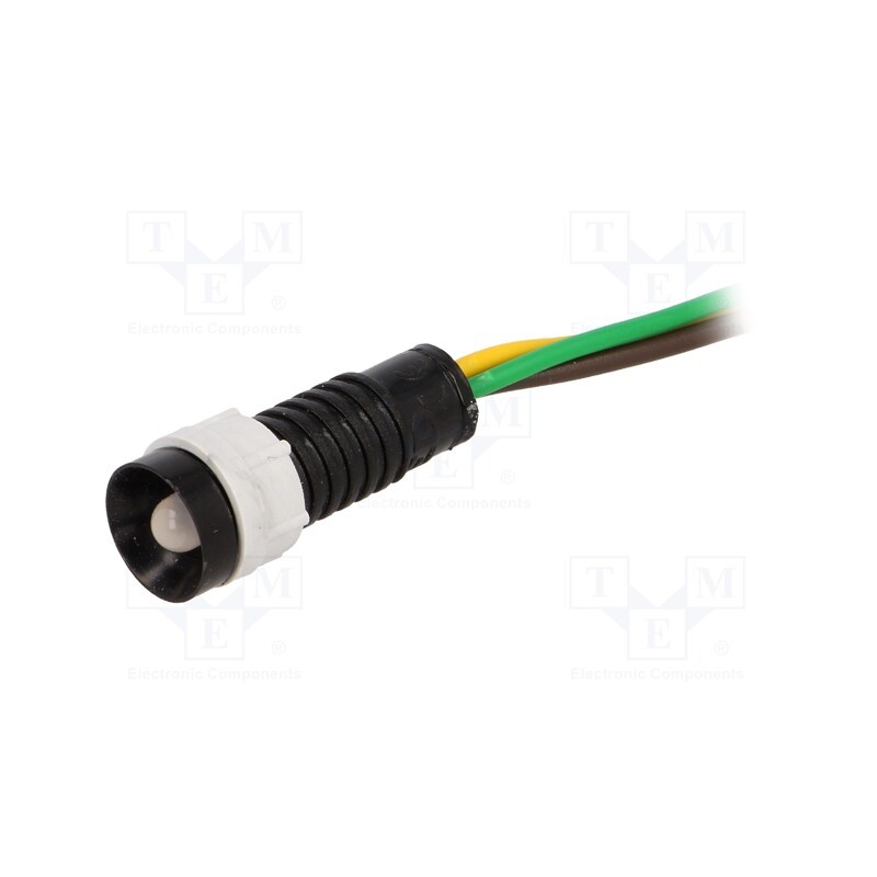 10 pcs : LGY-D5-24AC/DCWK - Indicator: LED, recessed, yellow/green, 24VDC, 24VAC, Ø11mm, IP40