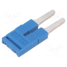 10 pcs : 3036877 - Comb bridge, ways: 2, blue, Width: 5mm, UL94V-0