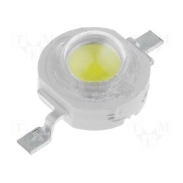 10 pcs : OSW4XME3E1E - Power LED, white cold, 140°, 700mA, P: 3W, 200lm, 3.5÷4.5V