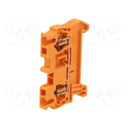 10 pcs : 3037070 - Splice terminal: rail, 0.08÷2.5mm2, ways: 1, terminals: 2, orange