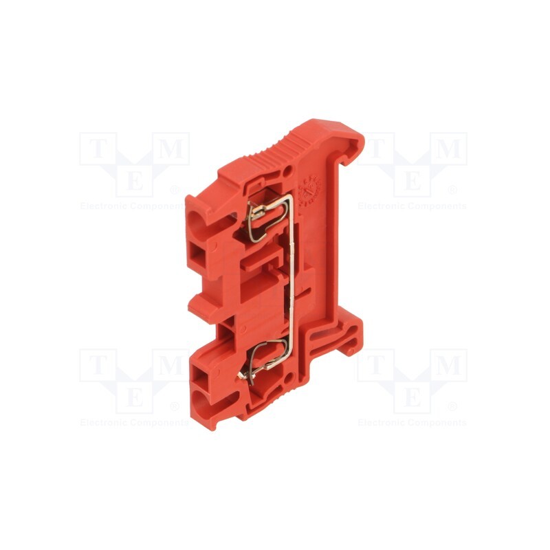 10 pcs : 3037096 - Splice terminal: rail, 0.08÷2.5mm2, ways: 1, terminals: 2, red, ST