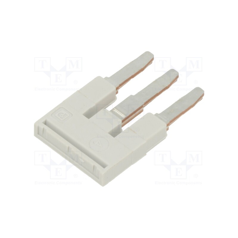 10 pcs : 3038972 - Comb bridge, ways: 3, grey, Width: 5mm, UL94V-0