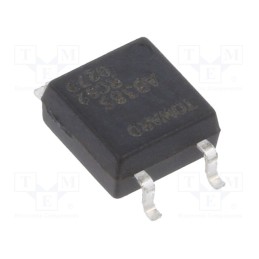 10 pcs : AB38S - Optocoupler, SMD, Ch: 1, OUT: MOSFET, SOP4, 38, 600V