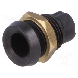 10 pcs : A104800AAC - LED holder, 5mm, plastic, concave, with plastic plug, IP66