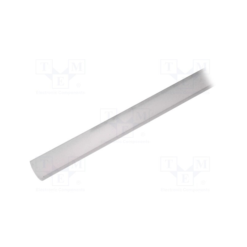 10 pcs : A1130038 - Cover for LED profiles, white, 1m, Kind of shutter: D, push-in