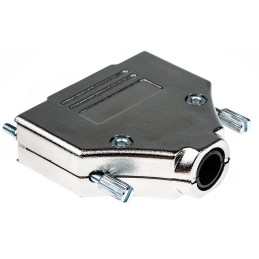 1 pcs - MH Connectors MHDTPK Series ABS D Sub Backshell, 25 Way, Strain Relief