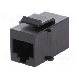10 pcs : 3101-8821 - Coupler, Cat: 5, Layout: 8p8c, RJ45 socket,both sides