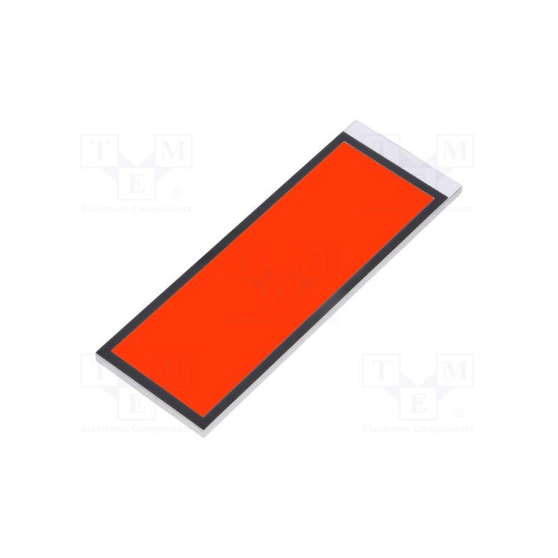 10 pcs : DE LP-507-R - Backlight, DE130, LED, Dim: 86.3x30.48x2.5mm, red, 75.93x25.13mm