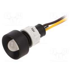 10 pcs : LRY-D10-24AC/DCWK - Indicator: LED, recessed, yellow/red, 24VDC, 24VAC, Ø13mm, IP40