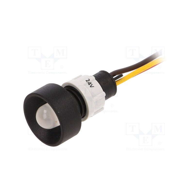 10 pcs : LRY-D10-24AC/DCWK - Indicator: LED, recessed, yellow/red, 24VDC, 24VAC, Ø13mm, IP40