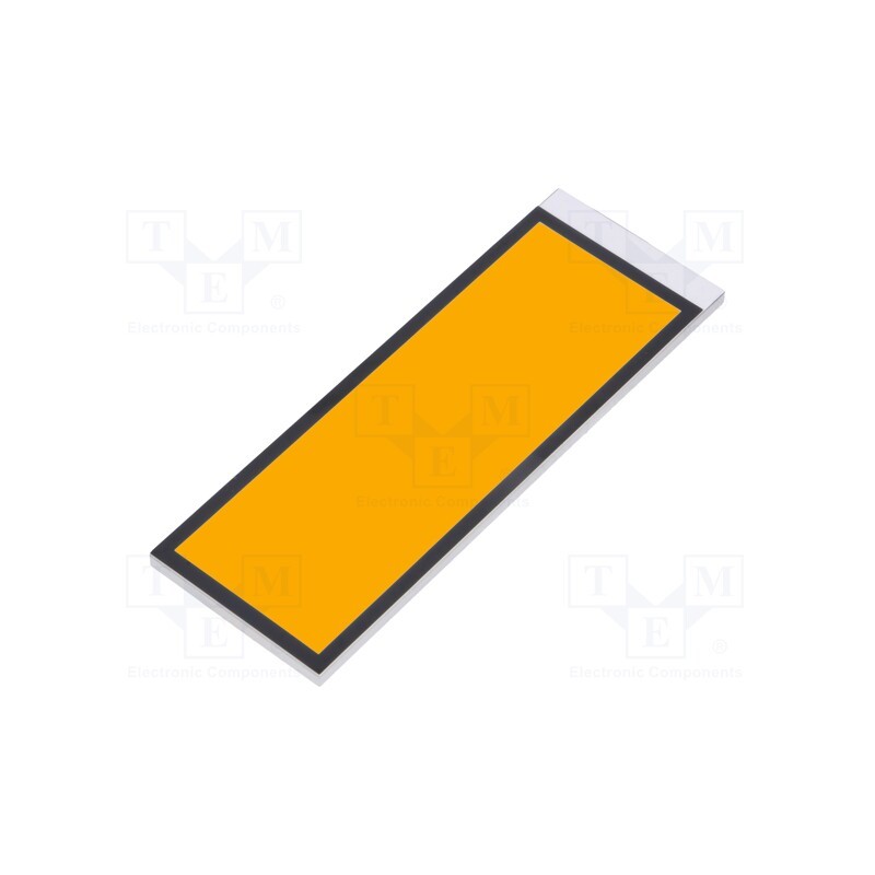 10 pcs : DE LP-507-A - Backlight, DE130, LED, Dim: 86.3x30.48x2.5mm, amber, 75.93x25.13mm