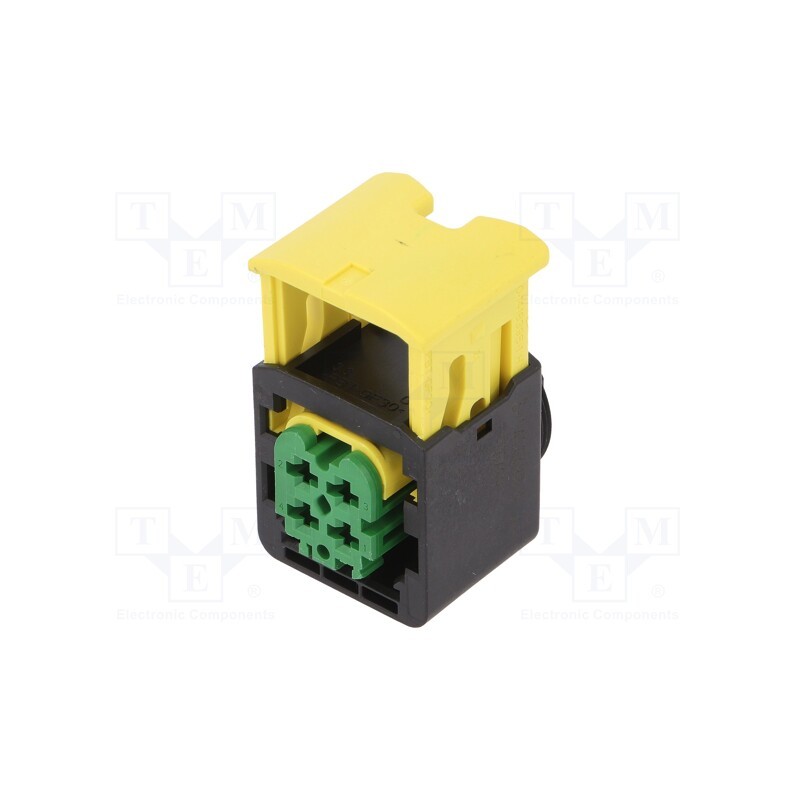 10 pcs : 3-1418390-1 - 4 POS AMP MCP 2.8 REC HSG