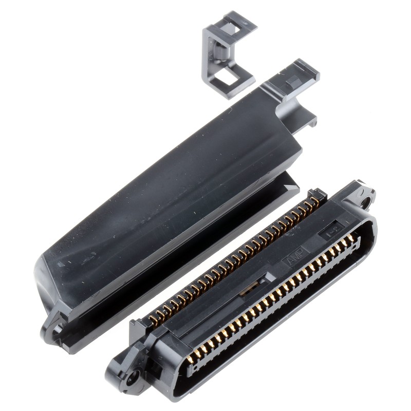 1 pcs - TE Connectivity 50-Way IDC Connector Plug for Cable Mount, 2-Row