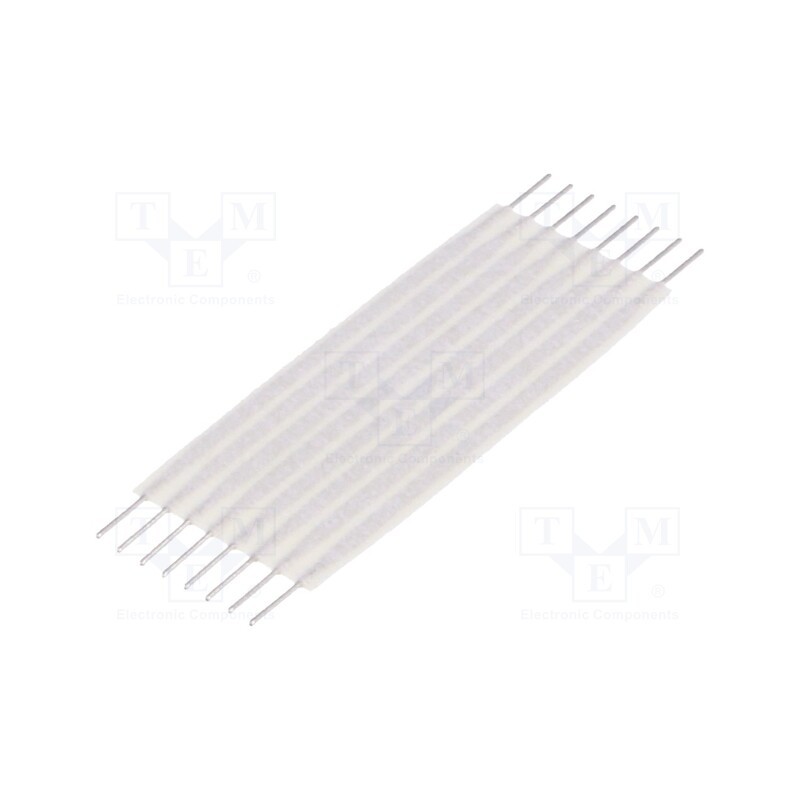 10 pcs : 3-1437130-6 - Connector: jumper cable, Cable ph: 1.27mm, L: 25.4mm, straight