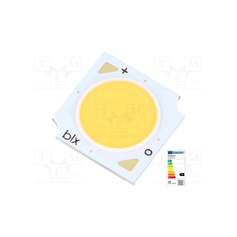 10 pcs : BXRE-40S1001-B-73 - Power LED, COB, 120°, 270mA, P: 9.3W, 1142lm, 13.5x13.5x1.7mm