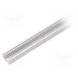 10 pcs : A1010001 - Profiles for LED modules, white, L: 1m, UNI12, aluminium, surface