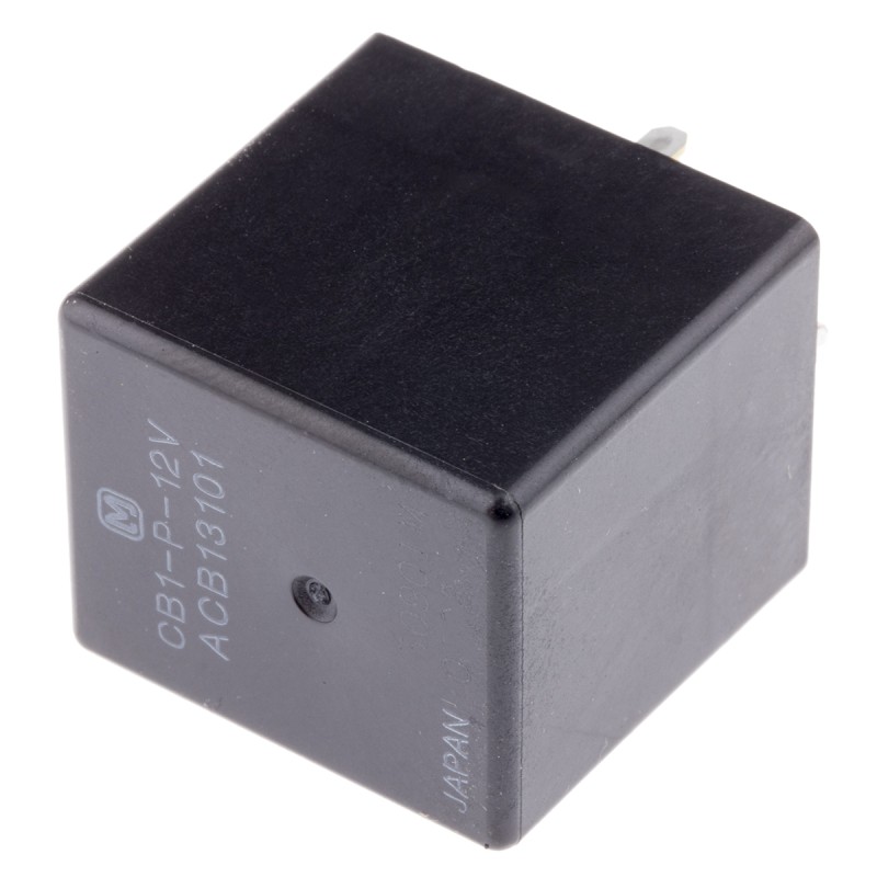 1 pcs - Panasonic PCB Mount Automotive Relay, 12V dc Coil Voltage, 40A Switching Current, SPDT