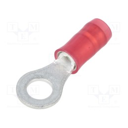 10 pcs : 320551 - Tip: ring, M4, Ø: 4.17mm, 0.3÷1.42mm2, crimped, for cable, insulated