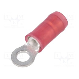 10 pcs : 320553 - Tip: ring, M2,5, Ø: 3.02mm, 0.3÷1.42mm2, crimped, for cable, tinned
