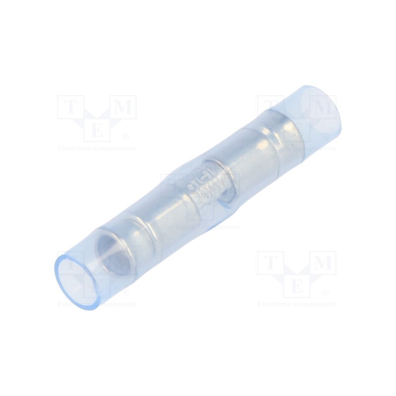 10 pcs : 320562 - Tip: butt splice, insulated, copper, 1.25÷2mm2, tinned, crimped