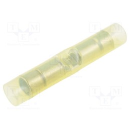 10 pcs : 320570 - Tip: butt splice, insulated, copper, 3÷6mm2, tinned, crimped