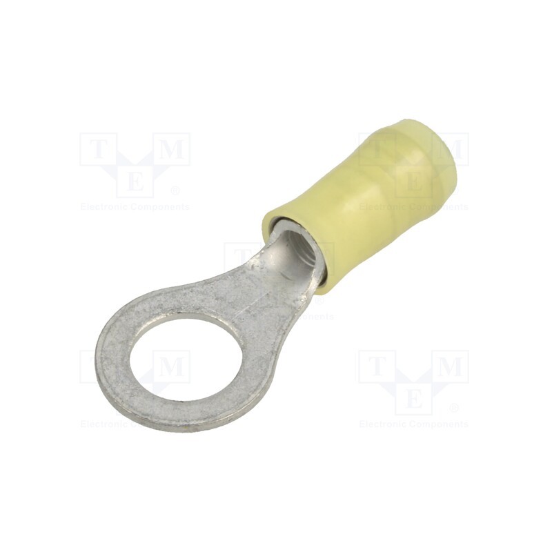 10 pcs : 320576 - Tip: ring, M8, Ø: 8.3mm, 3÷6mm2, crimped, for cable, insulated