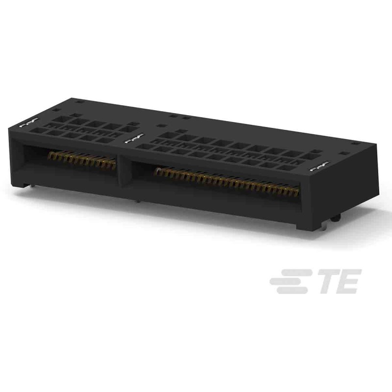 1 pcs - TE Connectivity Right Angle Female Edge Connector, Surface Mount, 84-Contacts, 0.6mm Pitch, 2-Row, Solder Termination