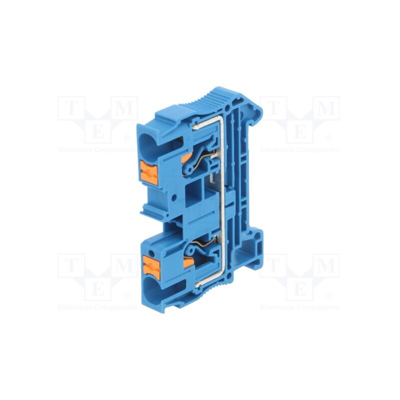 10 pcs : 3211819 - Splice terminal: rail, 0.5÷10mm2, ways: 1, terminals: 2, blue, PT