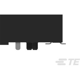 1 pcs - TE Connectivity Right Angle Female Edge Connector, Surface Mount, 84-Contacts, 0.6mm Pitch, 2-Row, Solder Termination