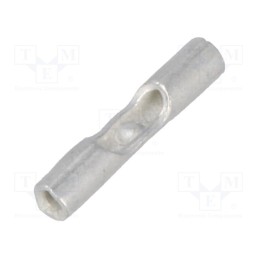 10 pcs : 321198 - Tip: butt splice, non-insulated, copper, 0.12÷0.4mm2, tinned