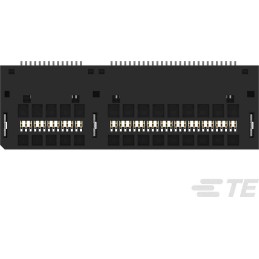 1 pcs - TE Connectivity Right Angle Female Edge Connector, Surface Mount, 84-Contacts, 0.6mm Pitch, 2-Row, Solder Termination