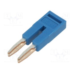 10 pcs : 3213086 - Comb bridge, ways: 2, blue, Width: 3.5mm, UL94V-0