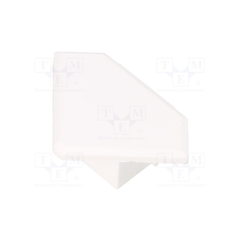 10 pcs : C20124C10 - Cap for LED profiles, white, 45-ALU