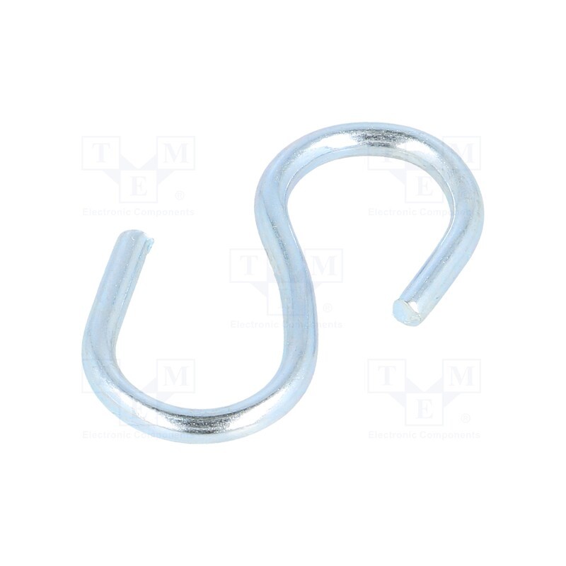 50 pcs : OUS.2,5 - Quick link S type, steel, zinc, 2.5mm
