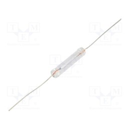 10 pcs : L15-12/150 - Filament lamp: axial miniature, 12VDC, 150mA, Bulb: T1 1/4, Ø: 4mm